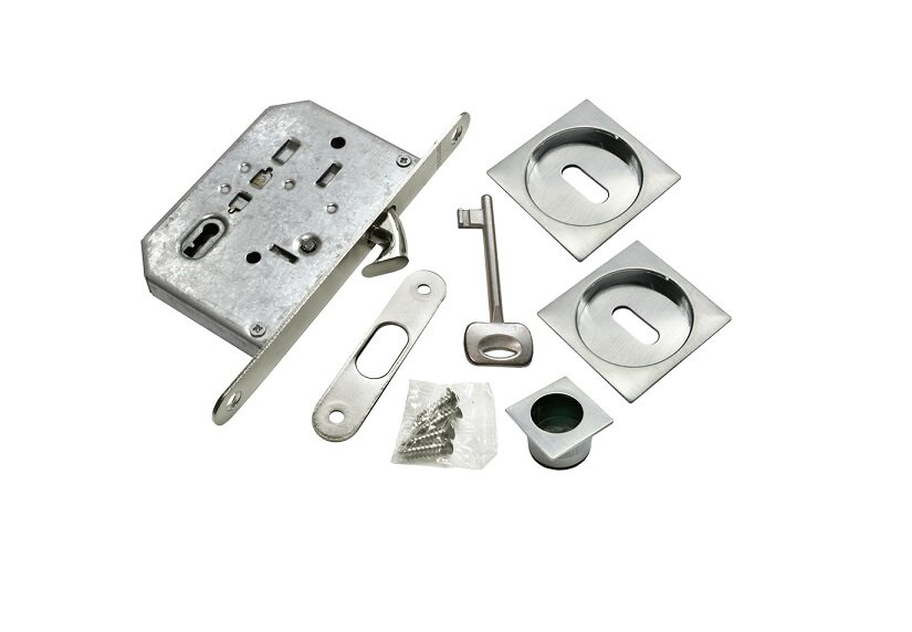 Комплект для раздвижных дверей Morelli MHS-2 L SC цвет - мат.хром